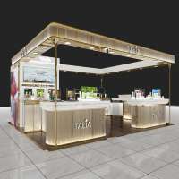 Shopping mall pop up cosmetic display kiosk