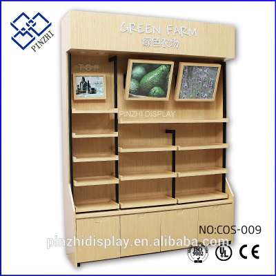 Custom made cosmetic mall kiosk skin-care store display counters beauty eyebrow display table